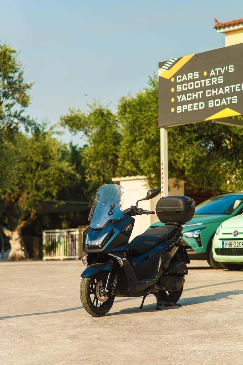 Rental vehicles at the Zakynthos depot